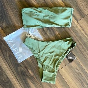 Zaful Army Green swimsuit